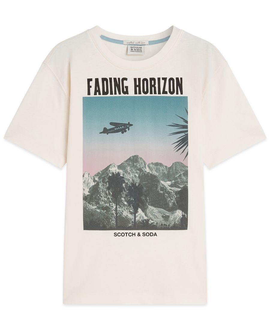 

Детская футболка с коротким рукавом и графическим принтом, размер 8-16 SCOTCH & SODA, Off White, Белый, Детская футболка с коротким рукавом и графическим принтом, размер 8-16 SCOTCH & SODA, Off White