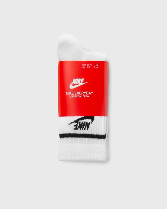 

Носки Nike Dri-Fit Everyday Essential Crew Socks (3 Pairs), цвет white/black/black