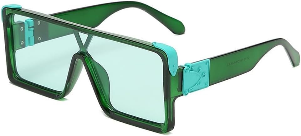 

Роскошные женские солнцезащитные очки в крупной квадратной оправе, элегантные очки в винтажном стиле, мужские очки для активного отдыха с защитой от УФ-излучения UV400, модные очки унисекс HYYZZC, C3