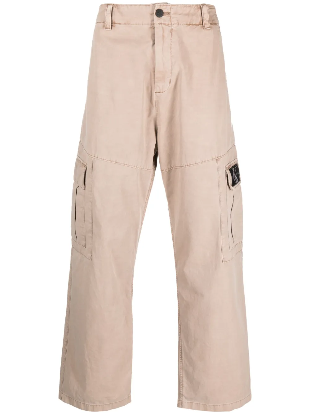 

Прямые брюки карго Calvin Klein Jeans, нейтральный