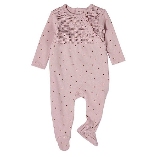 

Комбинезон для девочки "sweet cherry" из 100% хлопка с рюшами и сборкой Memoi