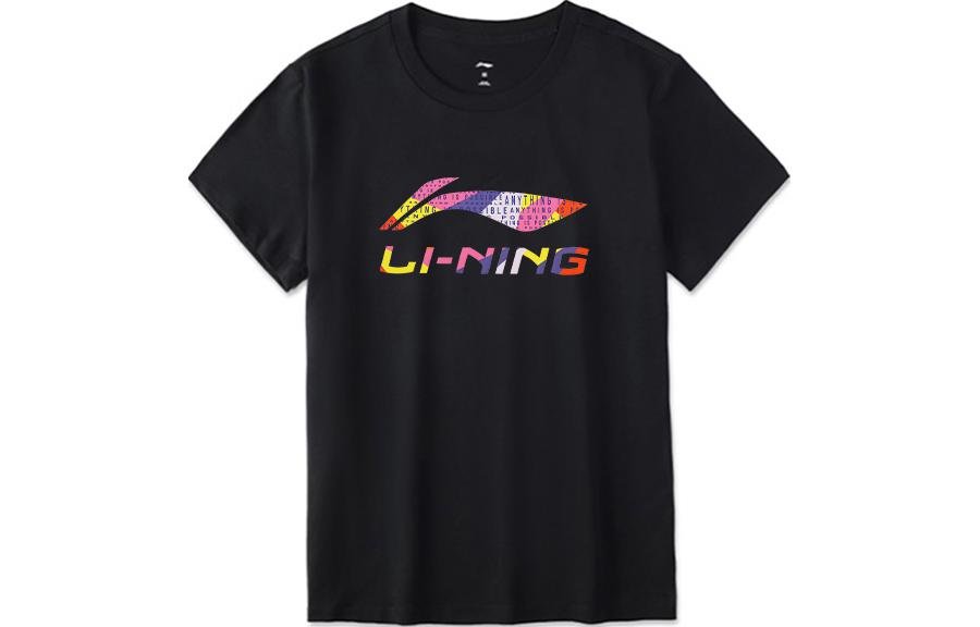 

Футболка мужская LINING, черная — в комплекте носки