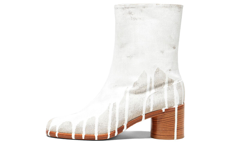 Ботинки Tabi Ankle Boots Men White Maison Margiela