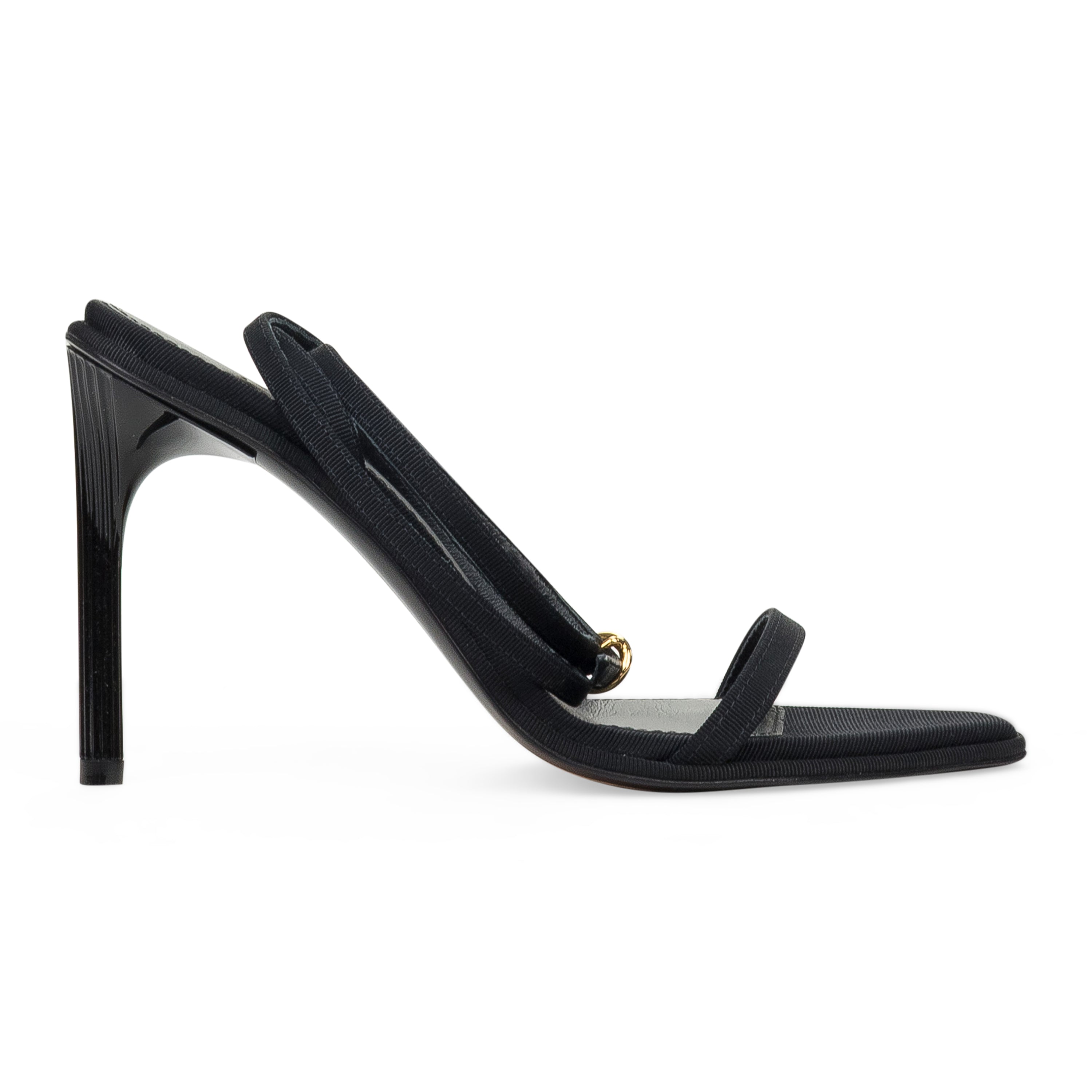 Черные элегантные женские мюли Lanvin