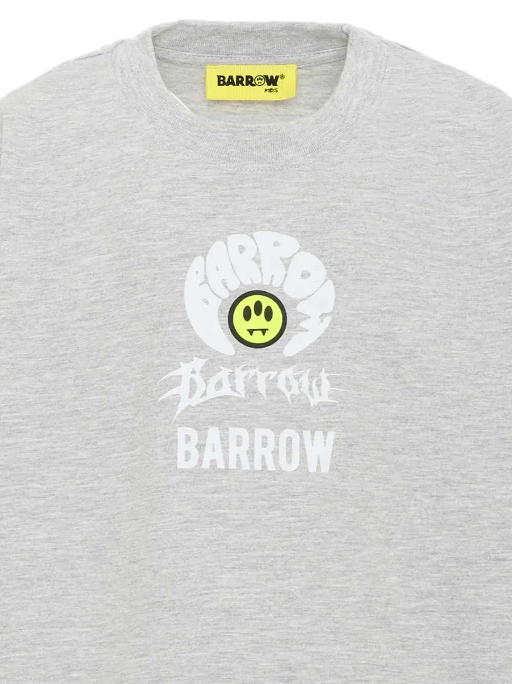 Футболка из хлопка с графическим принтом Barrow Kids, серый — фото 3