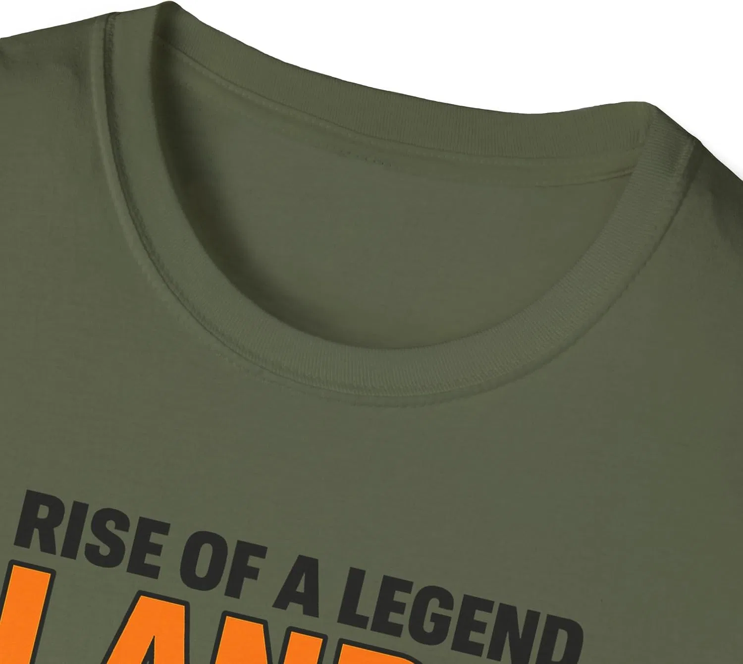Женская футболка с принтом Salute to Norris, Formula Racing Champion 2025, Retro Lando Helmet Tee, Rise of a Legend, хаки — фото 3