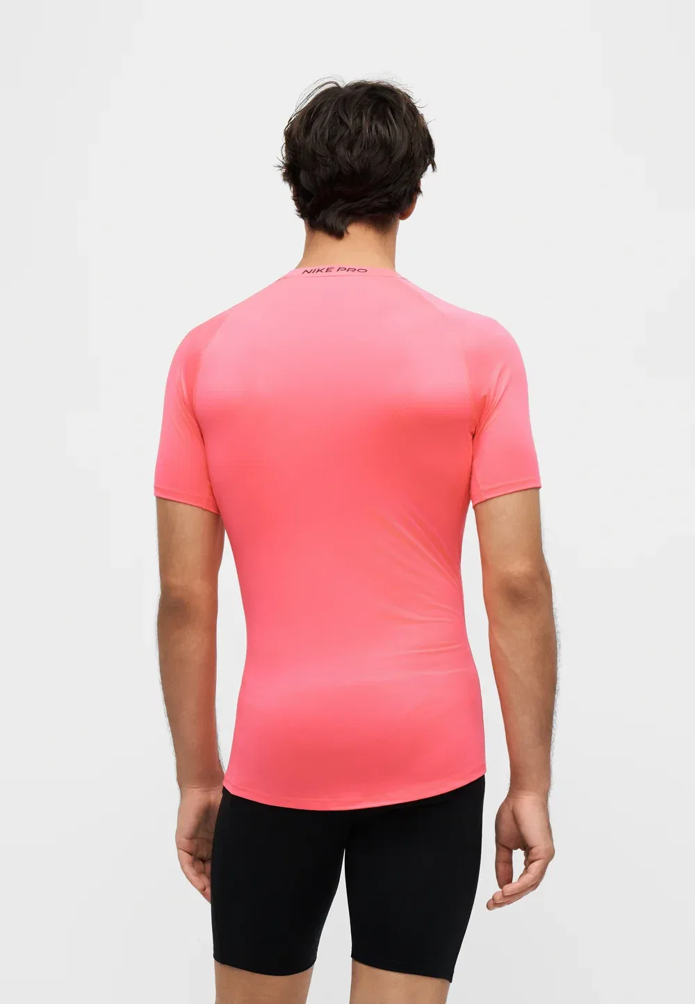 Облегающая майка Nike Performance, Pink/Black — фото 3