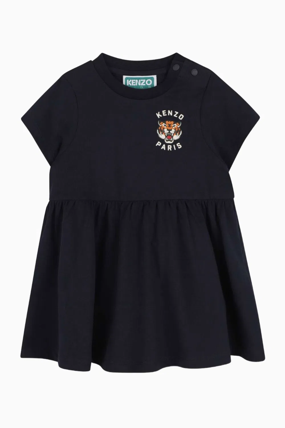 Платье с принтом тигра в джерси Tiger-print KENZO KIDS