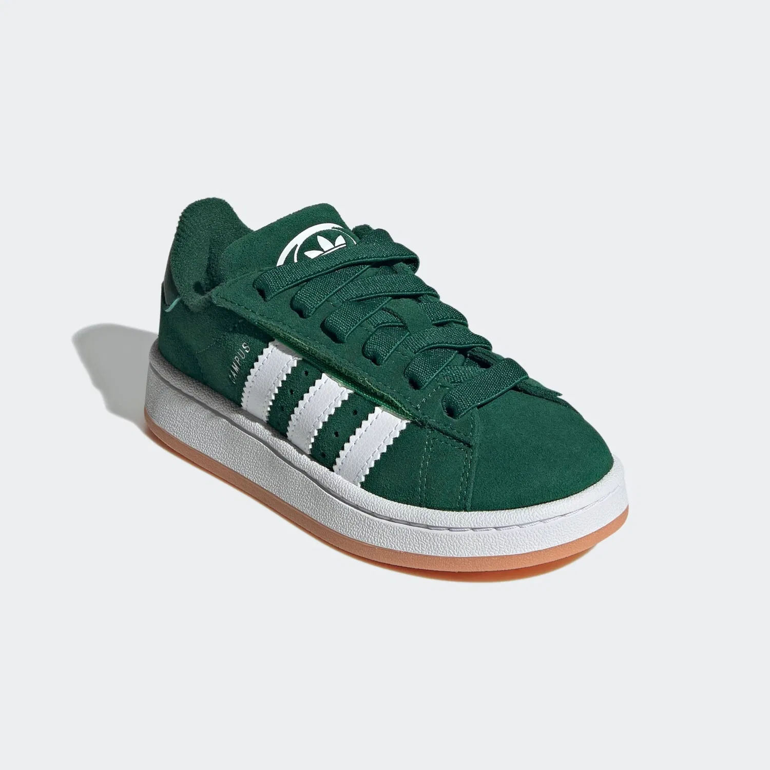Детские кроссовки повседневные Campus 00S Adidas Originals, Dark Green/White/Gum