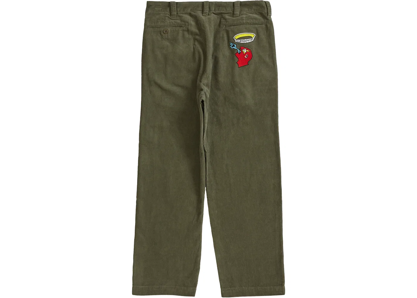 Мужские брюки из вельвета Pant Supreme, Dusty Green — фото 2