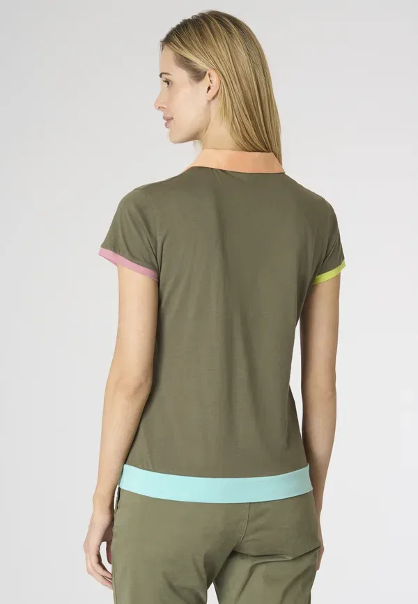 Футболка поло с принтом Polo shirt U.S. Polo Assn., мультиколорe — фото 3
