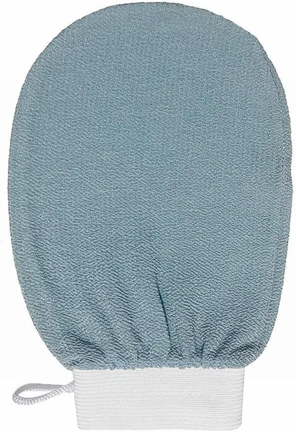 Эксфолиирующая перчатка для душа ARMYJY, 1 шт, Sky Blue