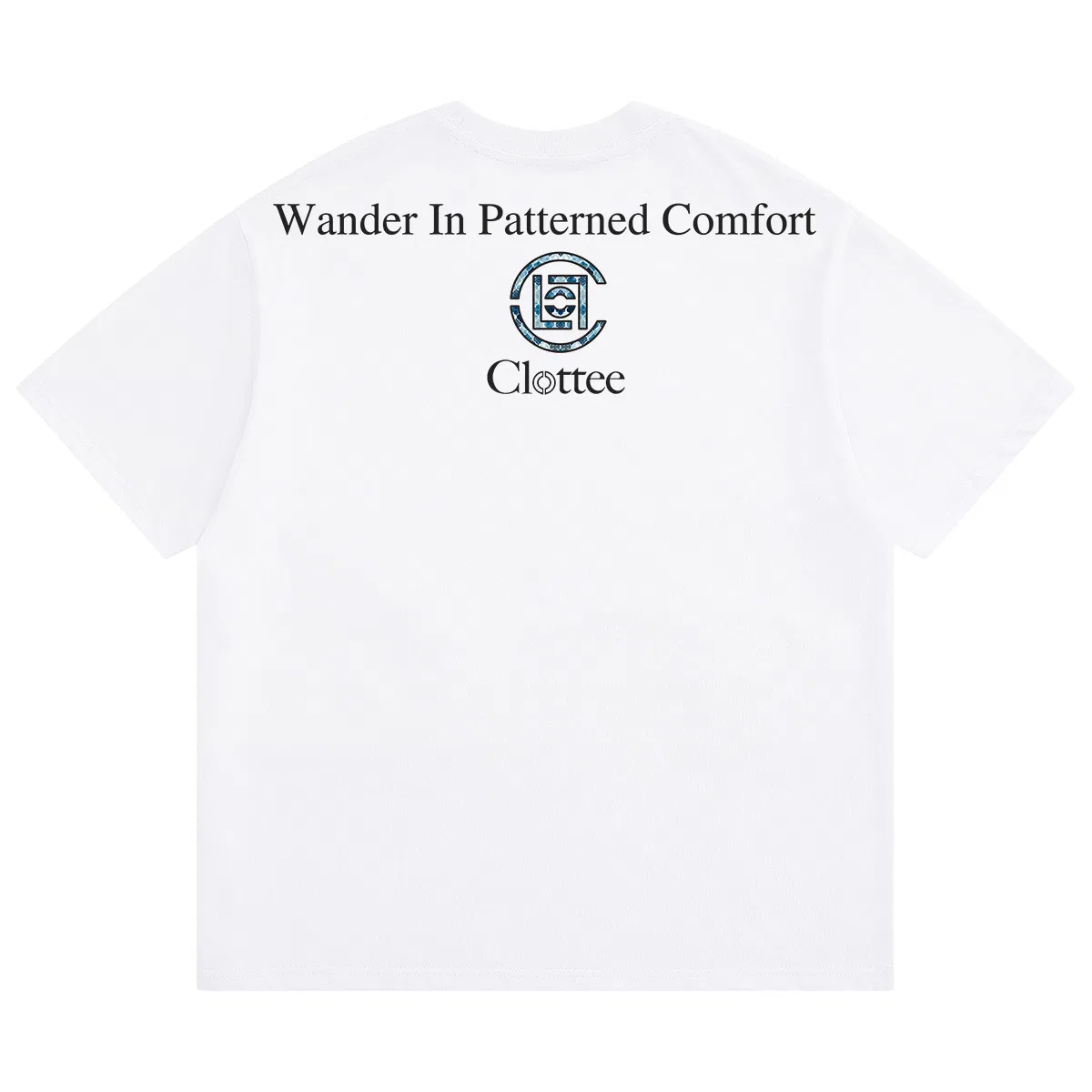 Детская футболка унисекс с круглым вырезом, прямого кроя, Crew Neck, CLOT, Dark Blue — фото 3