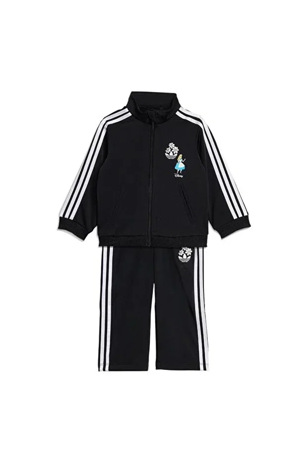 Детский спортивный костюм для мальчиков с длинным рукавом Adidas, Black