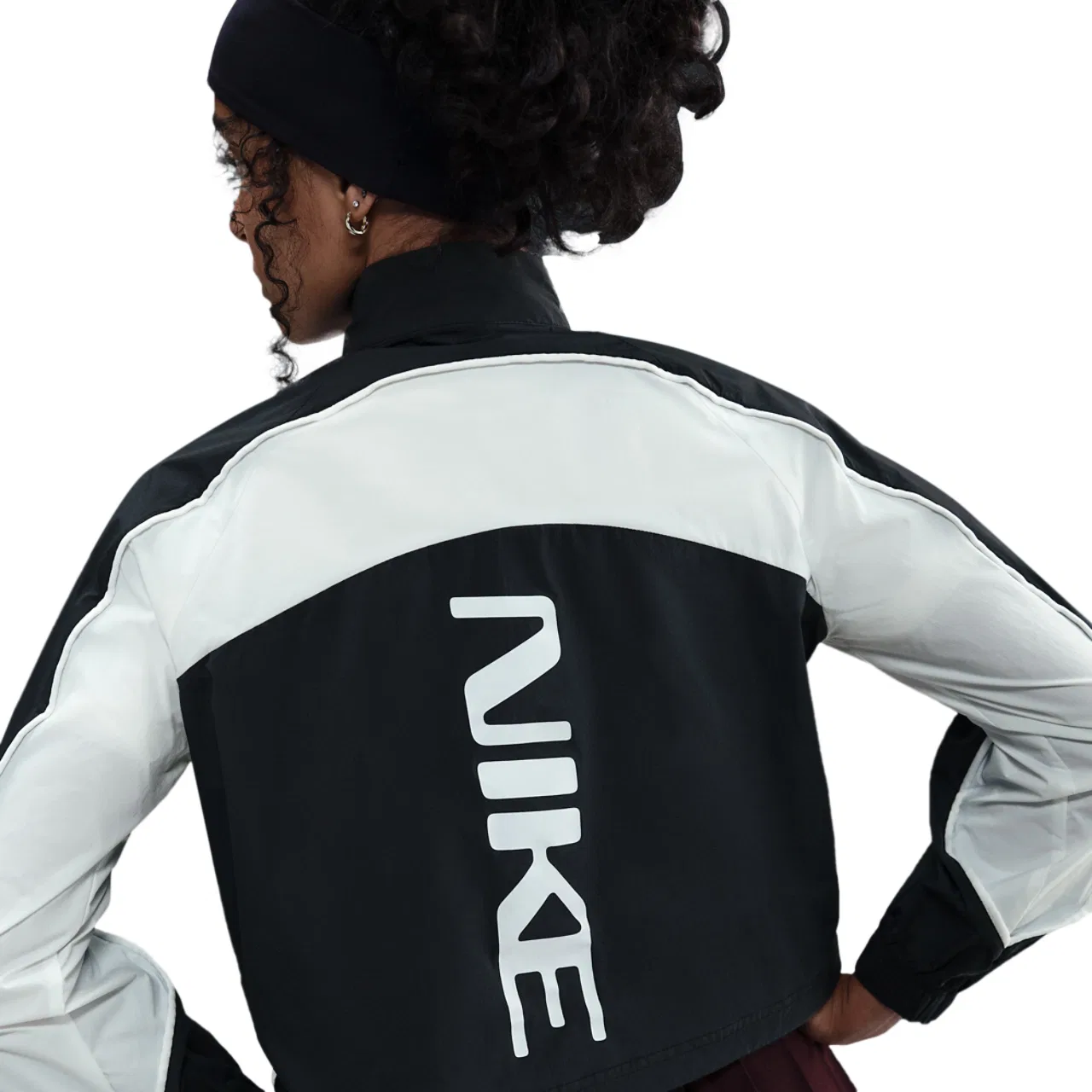 Куртка спортивная для девочек NSW Track Jacket GX Nike, цвет White/White/Black — фото 2