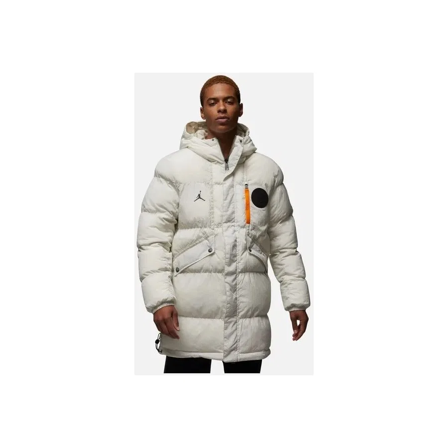 Парка Nike Jordan Paris Saint-Germain Synthetic Insulated Full-Zip Hoodie, Белый — фото 2