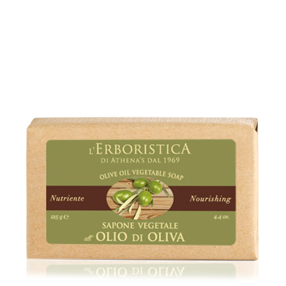 Твердое мыло с оливковым маслом Athena's, 125 г