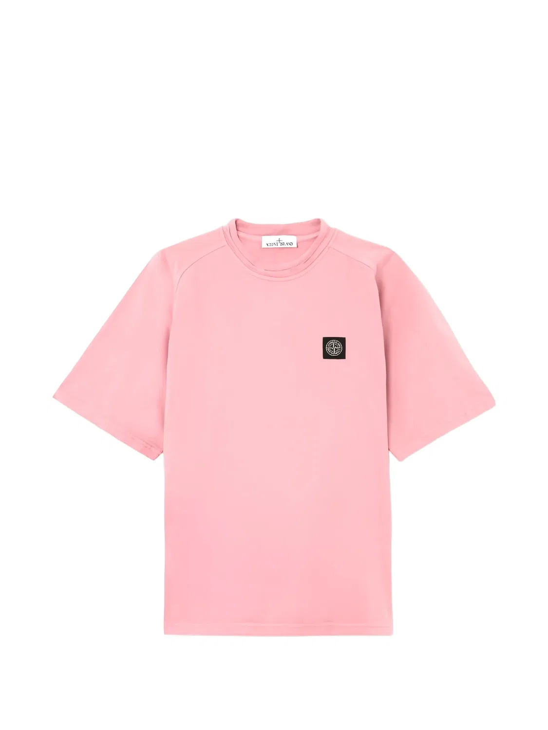 Футболка розовая Stone Island, розовый
