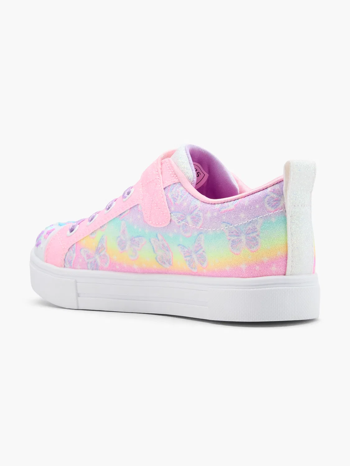 Детские кроссовки с подсветкой Skechers Twinkle Toes, розовый — фото 3