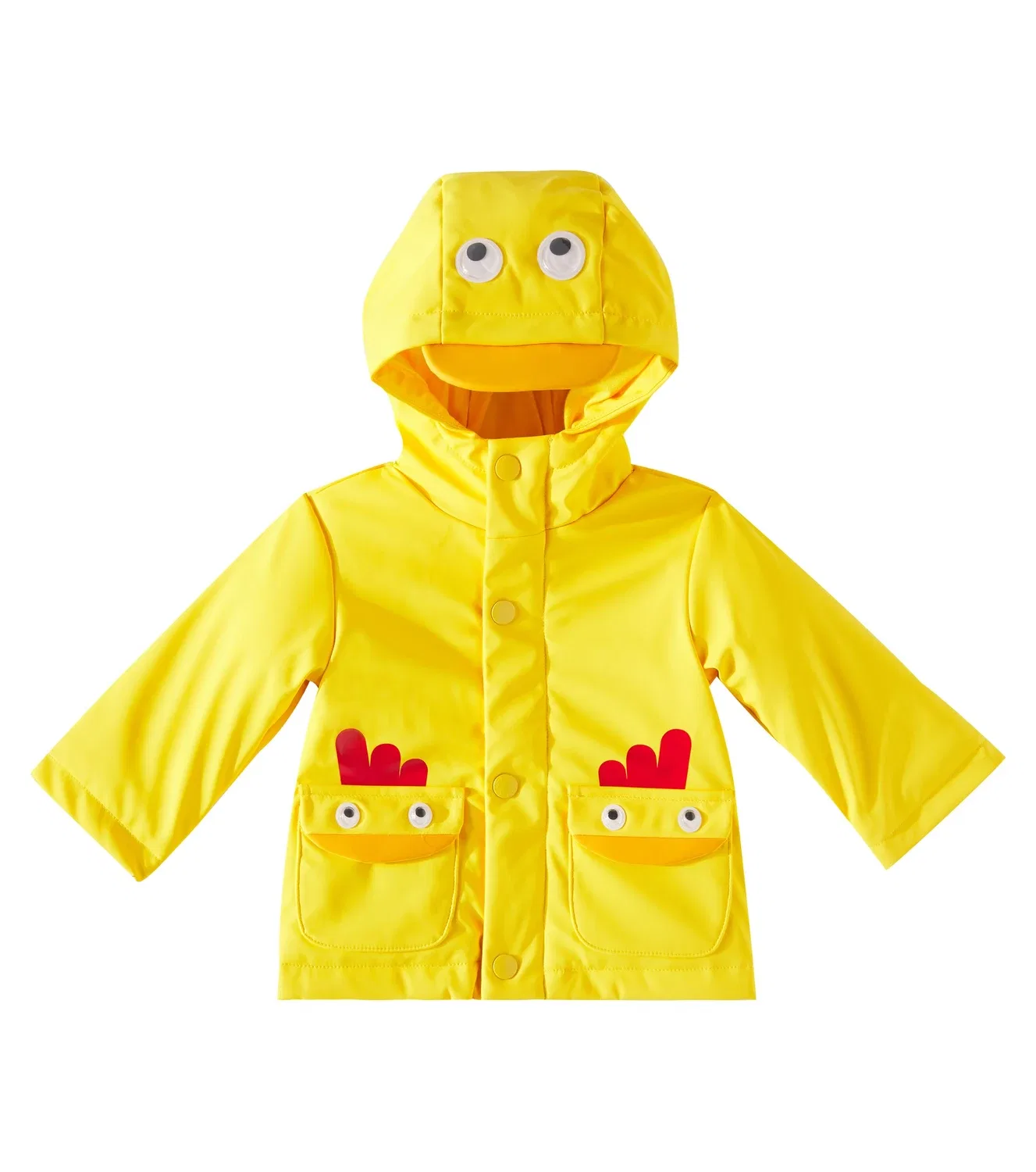 Детский дождевик с принтом Stella Mccartney Kids, желтый