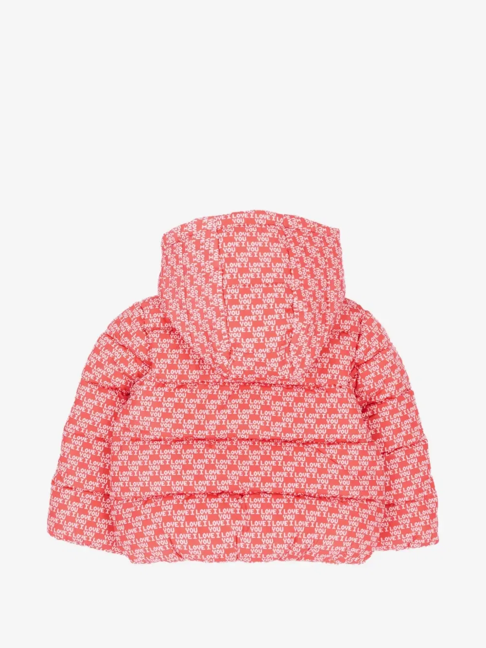 Стеганая куртка с логотипом Stella McCartney Kids, красный — фото 2