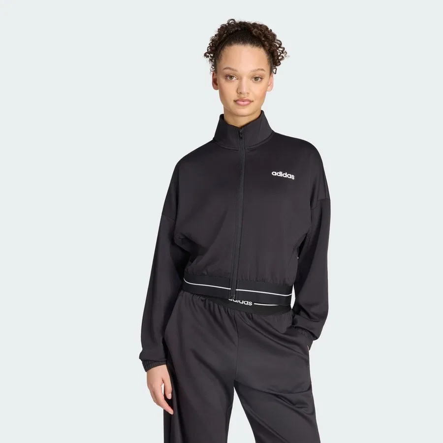 Кроп-топ спортивный Hyperglam Cropped adidas, Черный