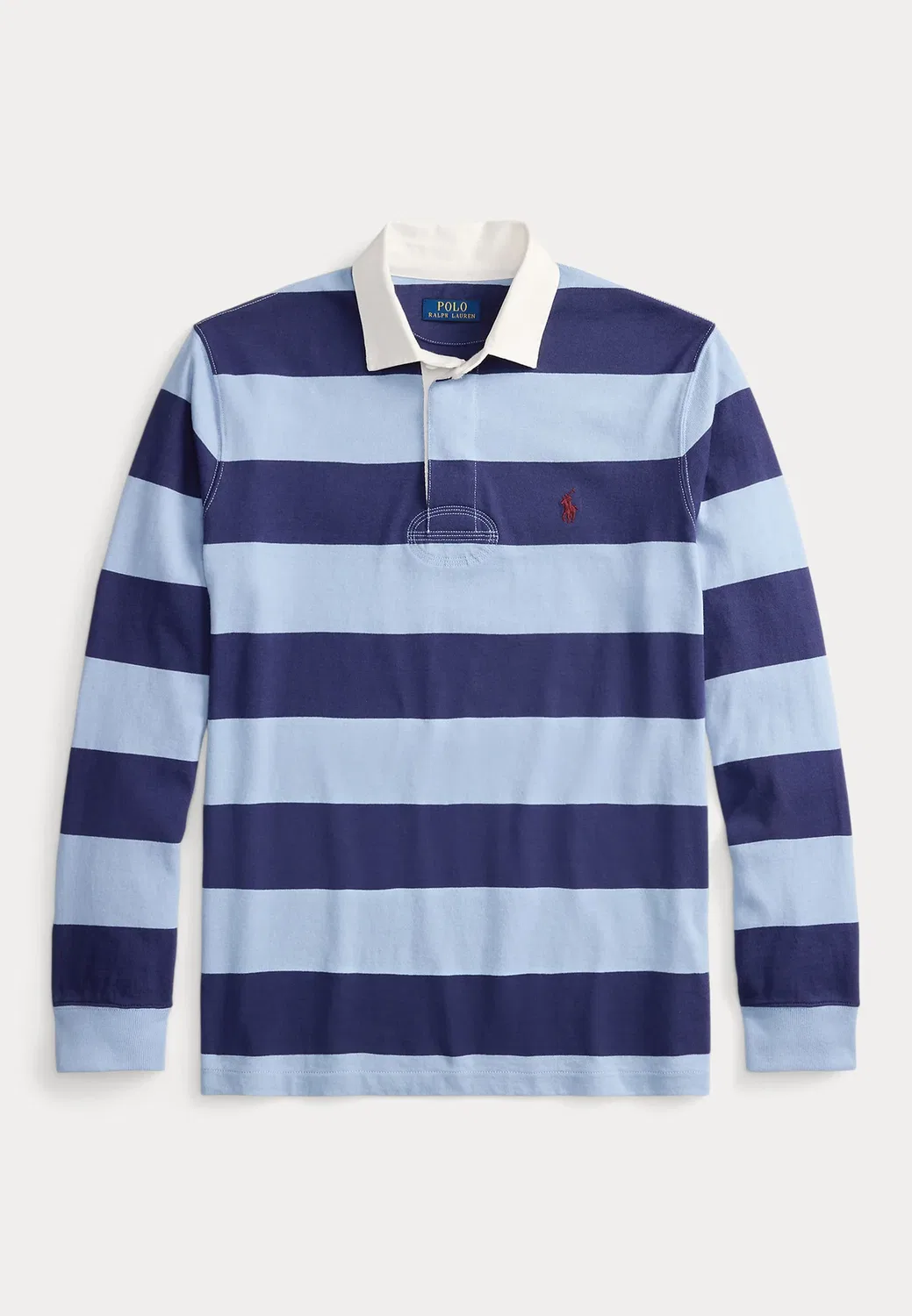 Знаменитая регбийная рубашка-поло Polo Ralph Lauren, Blue — фото 4