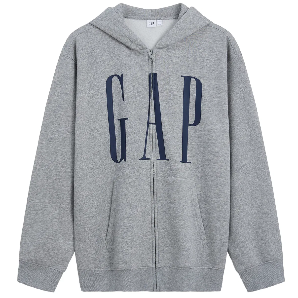Детское худи с капюшоном, свободного кроя, GAP, Gray 1