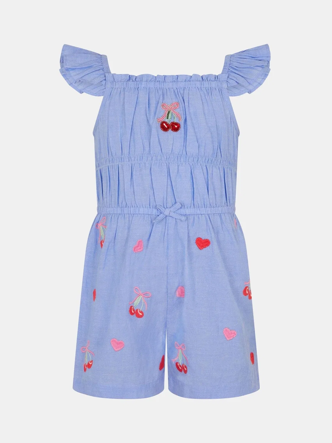 Комбинезон с вышивкой вишня и сердце, Blue Angels By Accessorize — фото 2