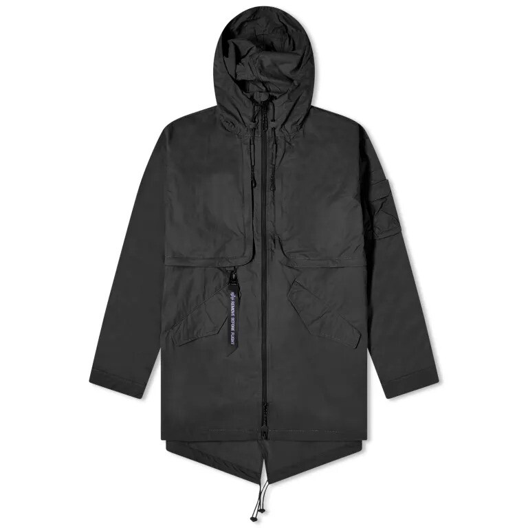 

Куртка Alpha Industries Uv Fishtail, черный