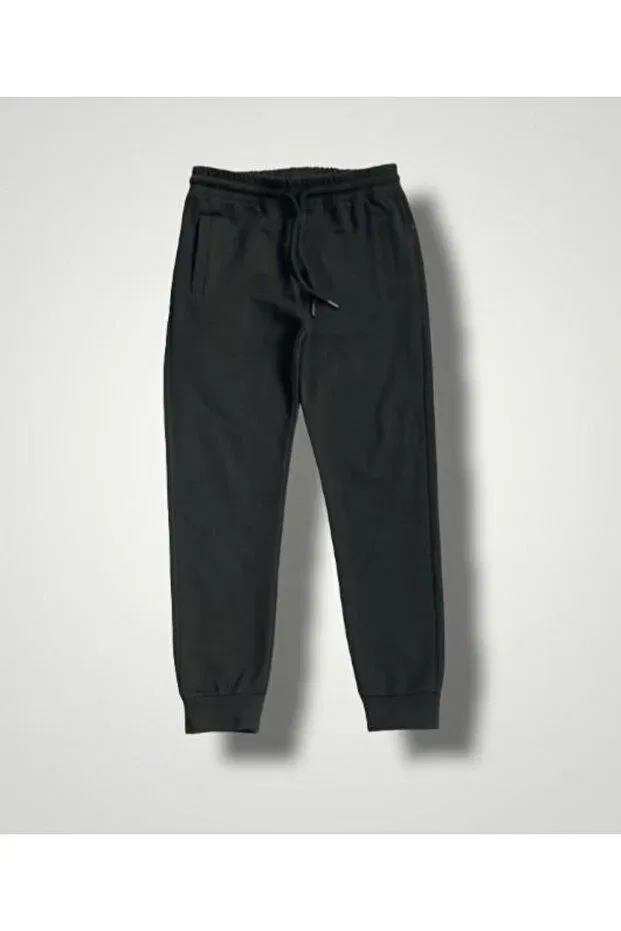 Детские спортивные штаны для мальчиков с регулируемым поясом Chandraswear, Black