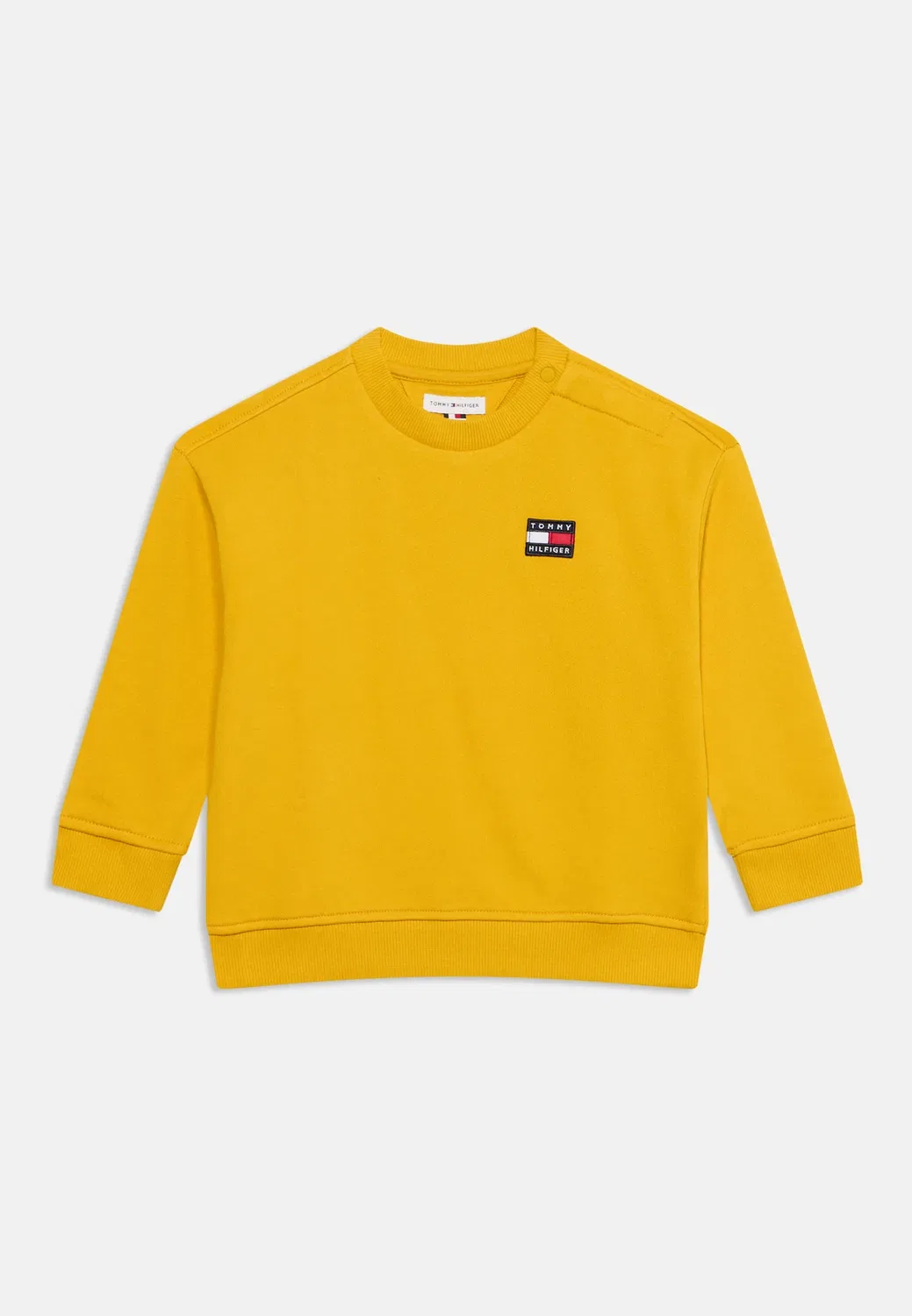Свитшот с круглым вырезом в стиле «Флаг и наследие» унисекс Tommy Hilfiger, Countryside Yellow
