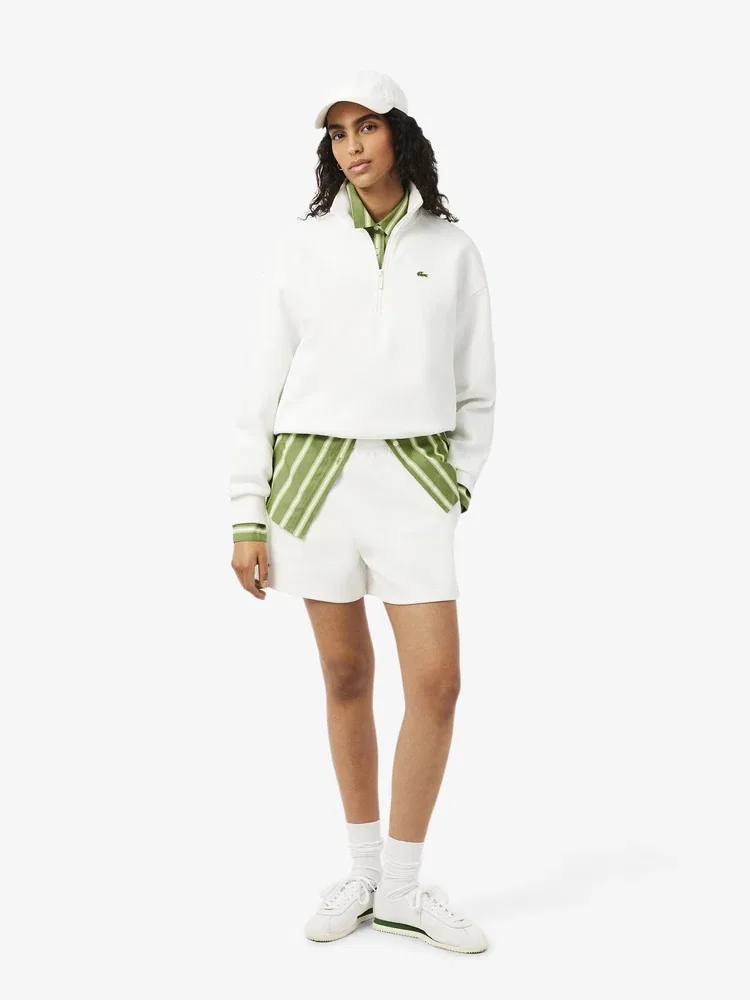 Рубашка оверсайз LACOSTE Green — фото 4
