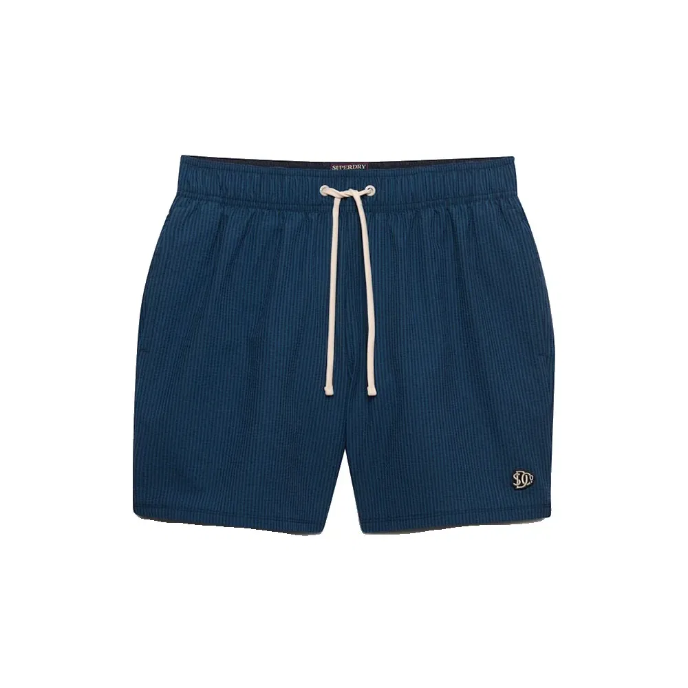 Плавки Superdry Seer Sucker 15 Superdry, синий — фото 3