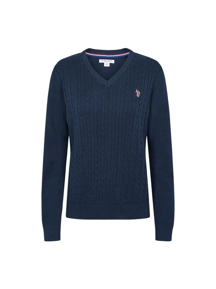Свитер U.S. POLO ASSN. 'UWBell' цвета морской синевы