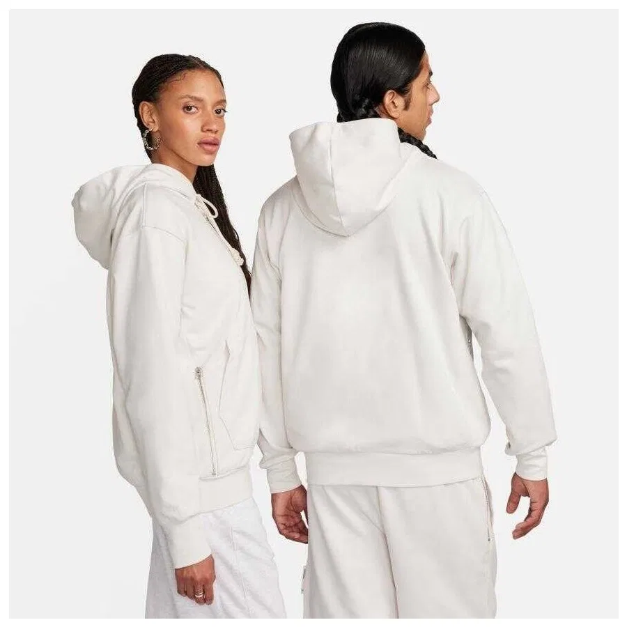 Свитшот мужской с капюшоном и молнией Dri Fit Standard Issue Full-Zip Hoodie Nike, Белый