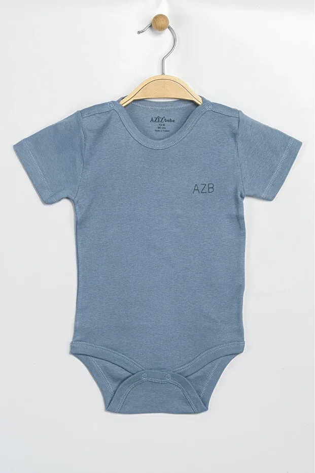Детское боди с длинным рукавом Aziz Bebe, Indigo