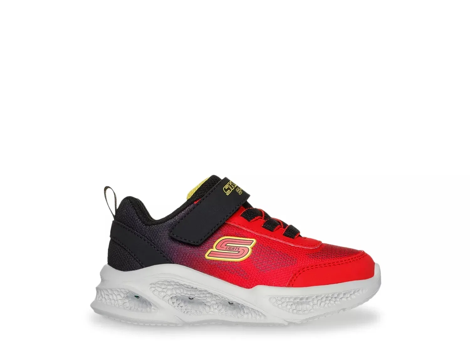 Кроссовки со светящейся подошвой S Lights Meteor Lights, Skechers, красный — фото 4