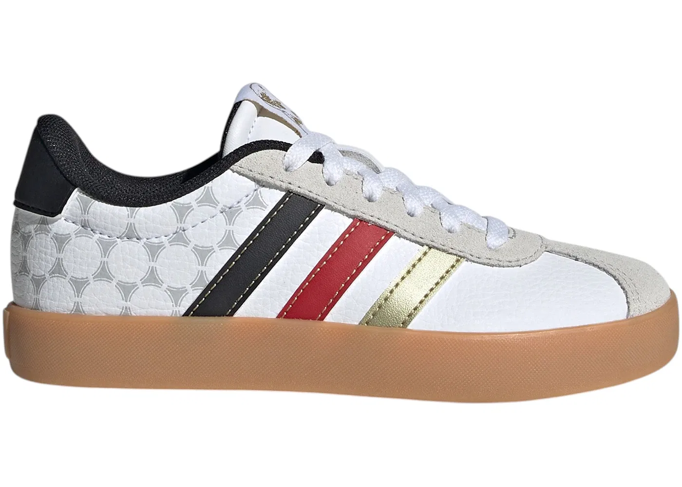 Детские кроссовки Lifestyle VL Court 3.0 Adidas, Cloud White/Core Black/Gold Metallic