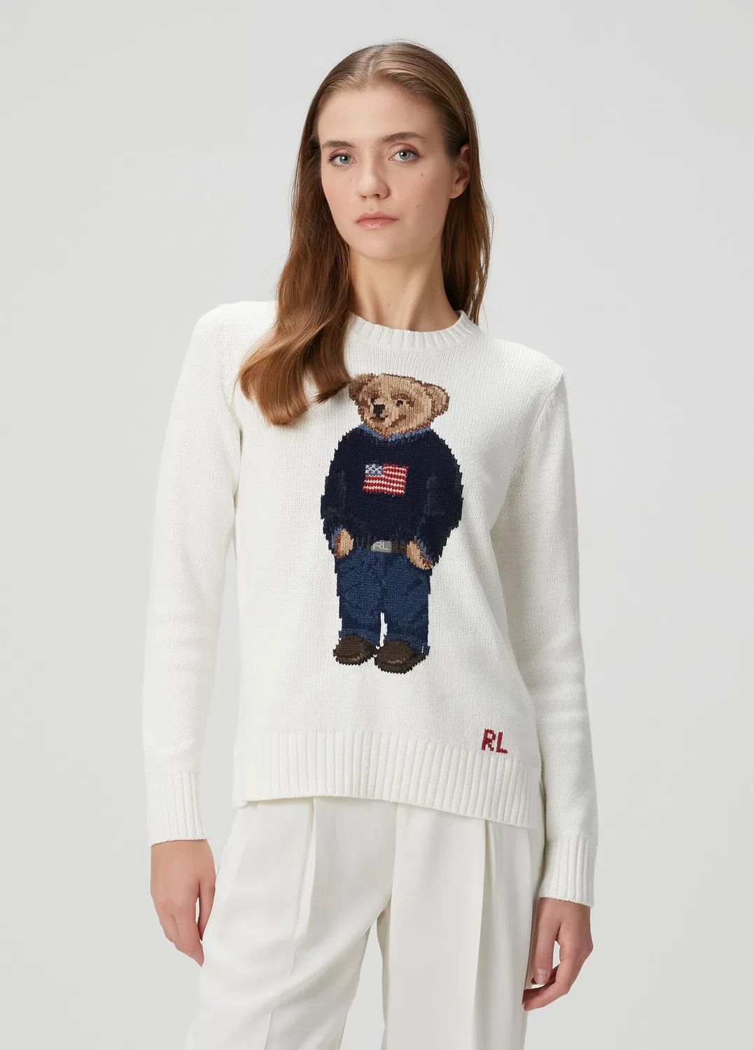 Свитер Polo Ralph Lauren Polo Bear, белый