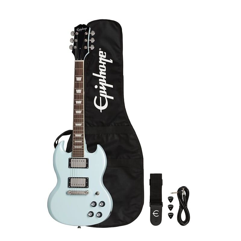 

Epiphone - Power Players SG - Электрогитара - Ice Blue