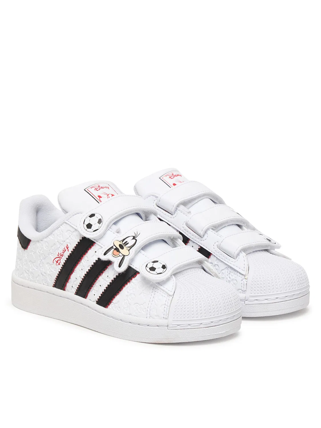 Кроссовки для мальчика Disney Superstar Ii Comfort Closure Adidas, белый — фото 2