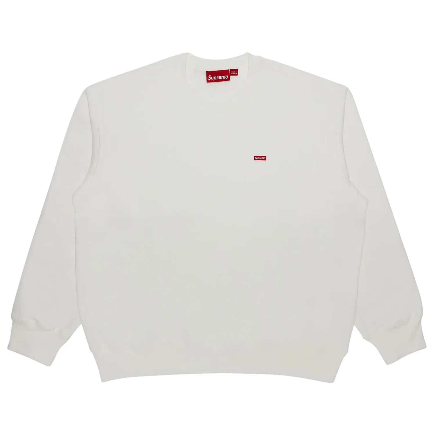 Свитшот с принтом Small Box Crewneck Supreme, White