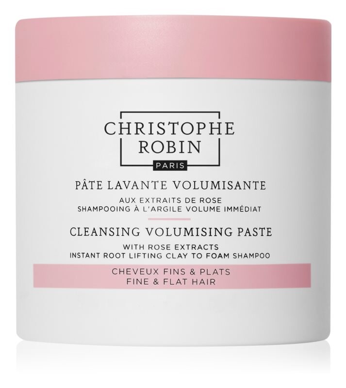 

Отшелушивающий шампунь для увеличения объема волос Christophe Robin Cleansing Volumizing Paste with Rose Extract