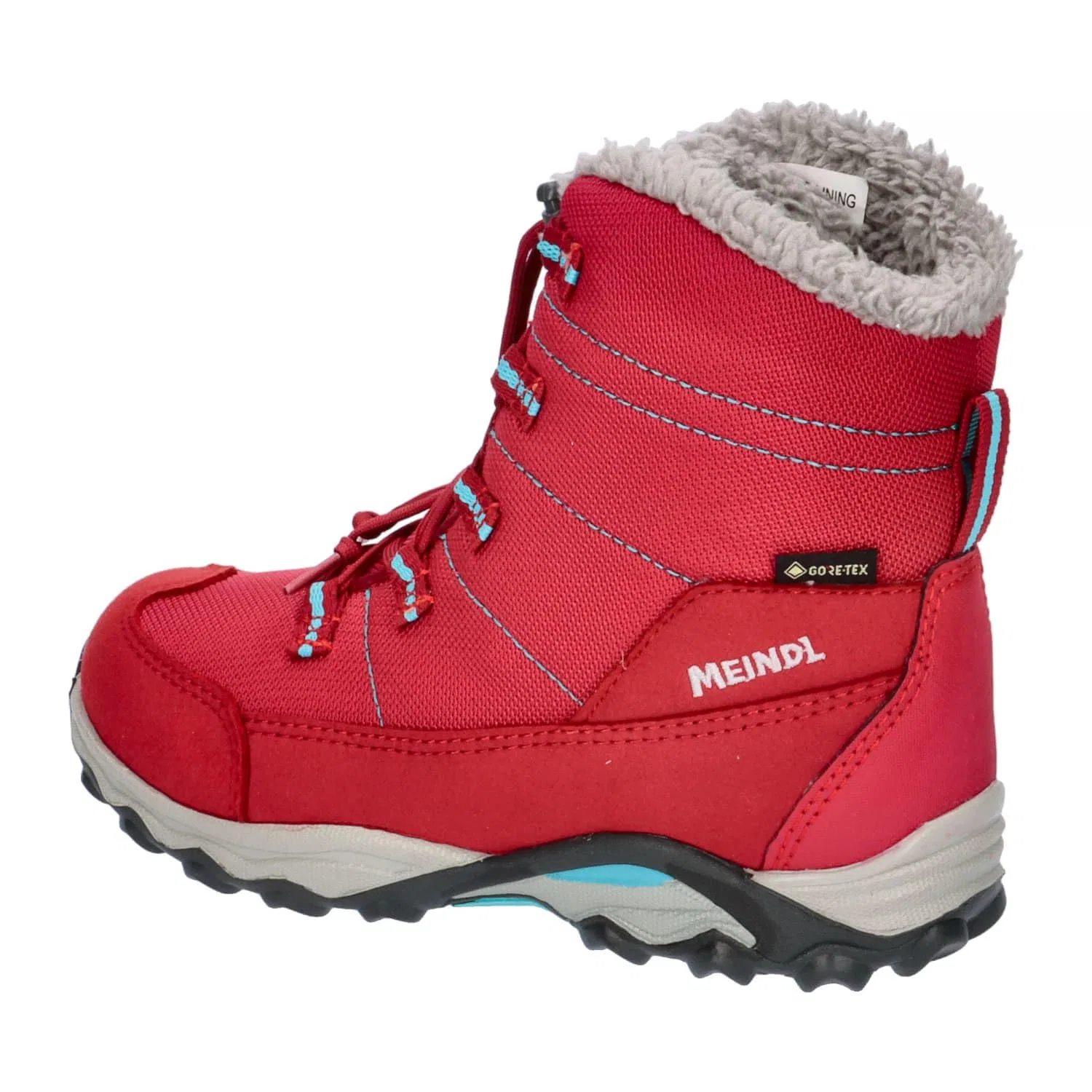 Детские зимние ботинки для мальчиков с мембраной Gore-Tex Winterstiefel Yolup Junior Gtx Meindl, Erdbeer Türkis — фото 3