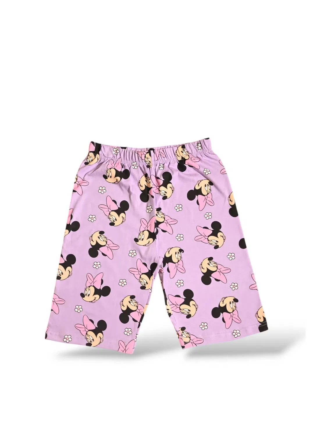 Комплект шорт с принтом Minnie Mouse, фиолетовый — фото 3