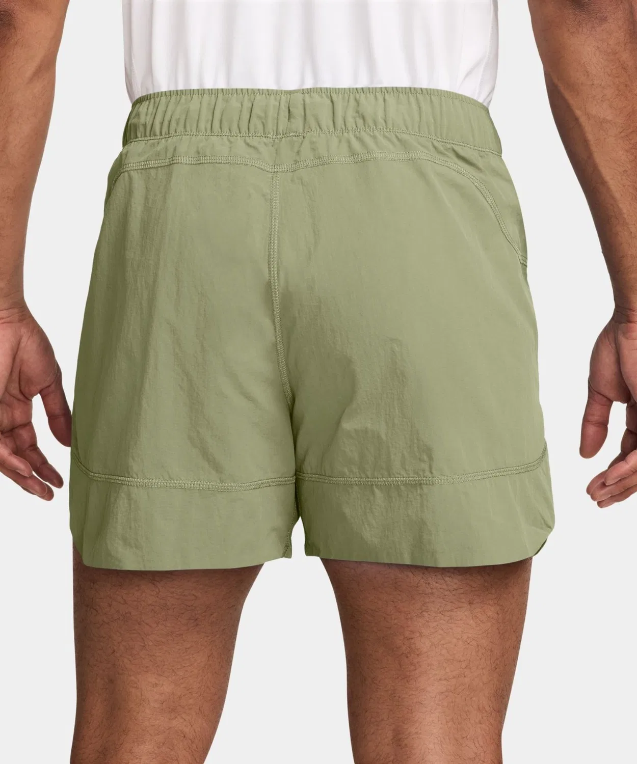 Мужские шорты с быстросохнущей тканью NIKE DF NAC Woven Short 5IN, Black — фото 3