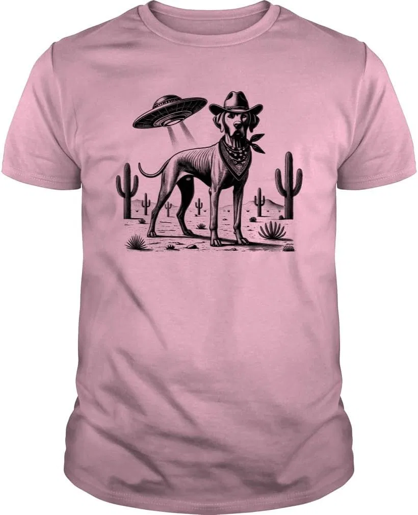 Мужская футболка с принтом Rhodesian Ridgeback, Light Pink