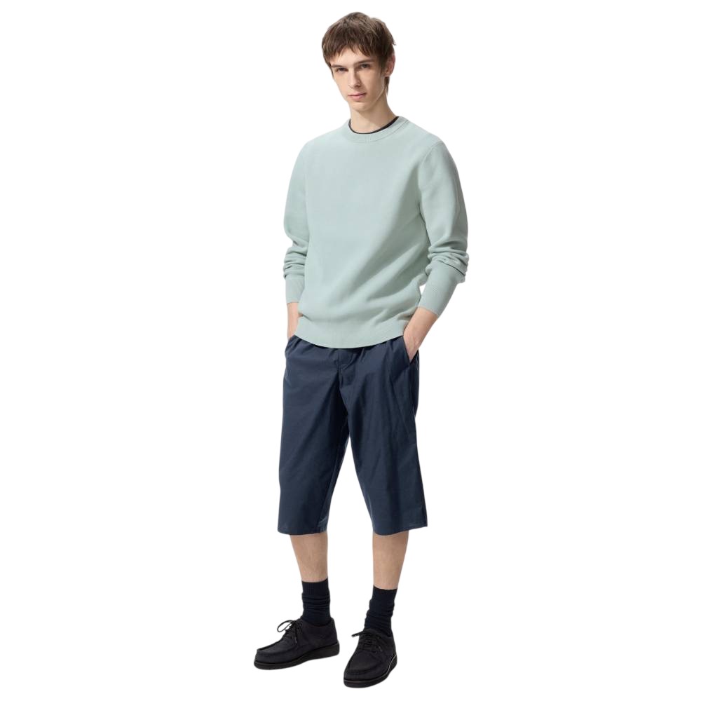 Шорты Uniqlo Long Front Opening, 69 темно-синий