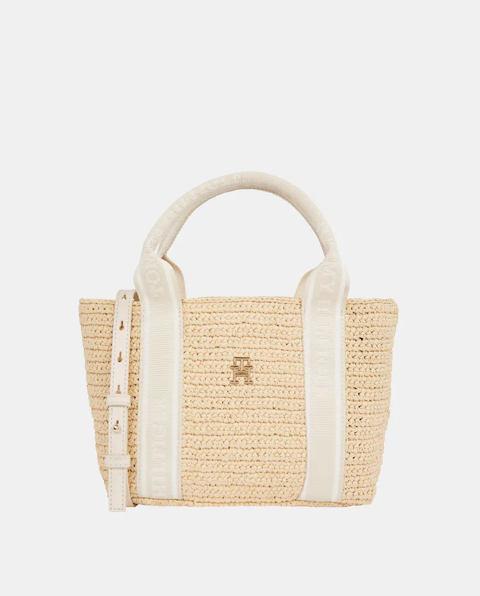 

Мини-сумка из рафии Tommy Hilfiger, бежевый